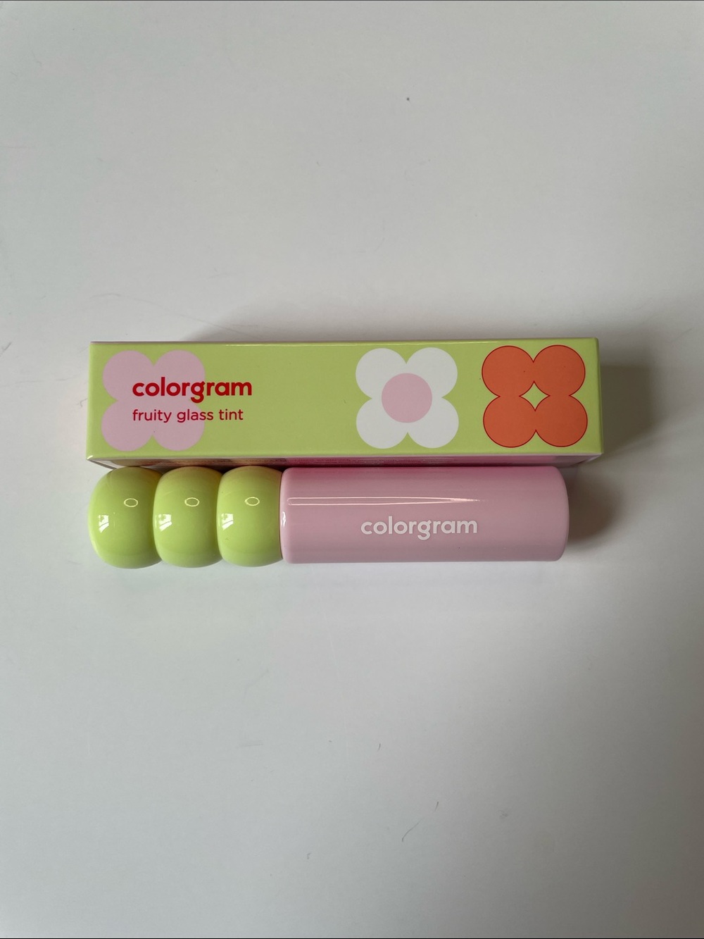 NIB Colorgram Fruity Glass Tint Lip Gloss - Pink & Lime